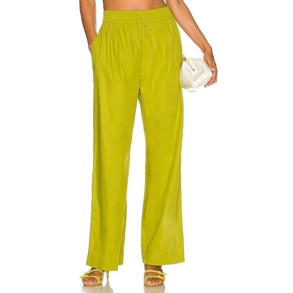 SWF Straight Leg Trousers Agave Green - Picture 2 of 4